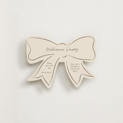 This is a cinnamon insert cards with standard by Helena Vitto called the swan printing on signature in standard