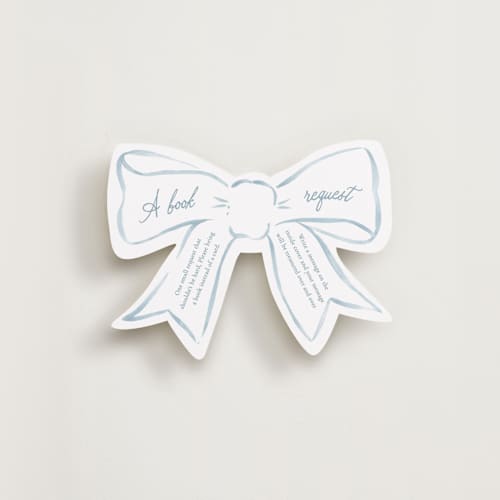 This is a sky insert cards with standard by Sarah Knight called pram printing on signature in standard