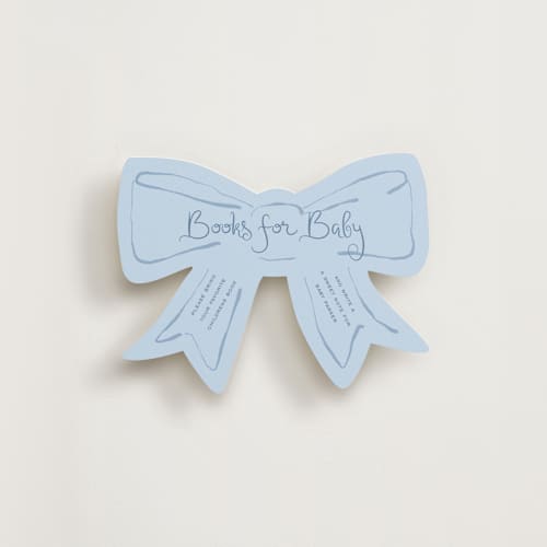 This is a wave insert cards with standard by Kelly Watkins called sweet baby bow printing on signature in standard