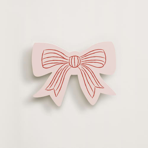 This is a cherry insert cards with standard by Helena Vitto called bow stripe printing on signature in standard