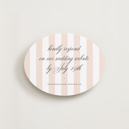 This is a peony rsvp cards with standard by Sara Hicks Malone called westview printing on signature in standard