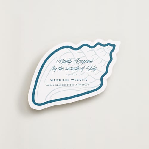 This is a ocean insert cards with standard by Kelly Schmidt called coast printing on signature in standard