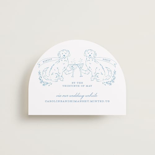This is a capri rsvp cards with standard by Creo Study called royalty printing on signature in standard