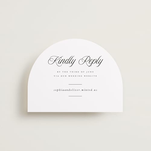 This is a tuxedo rsvp cards with standard by Leah Bisch called beautiful day printing on signature in standard