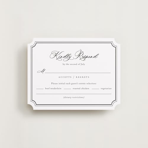 This is a onyx rsvp cards with standard by Jennifer Postorino called avery printing on signature in standard