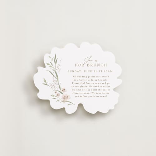 This is a spring mist insert cards with standard by Erin L. Wilson called meadow printing on signature in standard