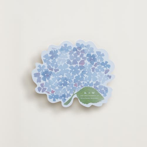 This is a coastal insert cards with standard by Madhvi Samimi called hydrangea vines printing on signature in standard