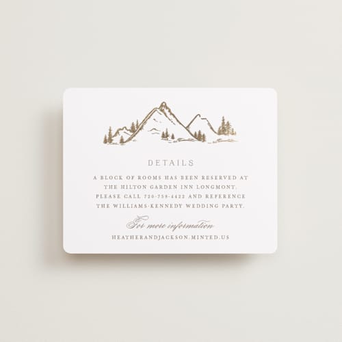 This is a earth enclosure cards with foil pressed by Mansi Verma called colorado printing on signature in standard