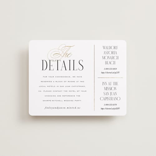 This is a opal enclosure cards with foil pressed by Leah Bisch called unite printing on signature in standard