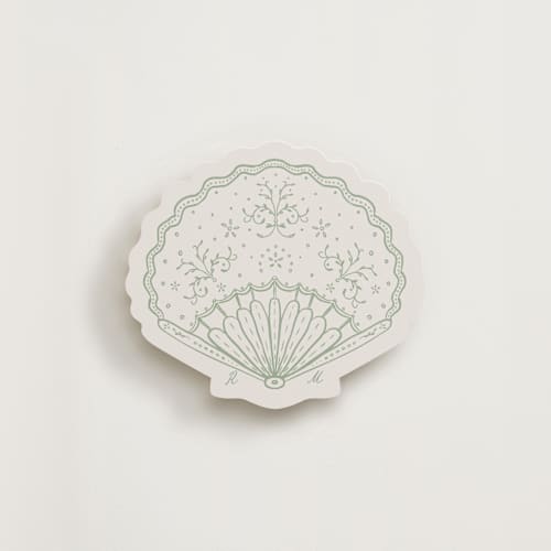 This is a sage insert cards with standard by Jelena Vuletic called ventelle printing on signature in standard