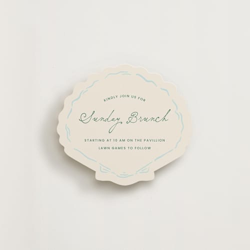This is a hydrangea insert cards with standard by Ashlee Townsend called cape cod celebration printing on signature in standard