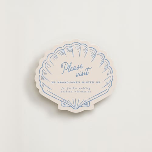 This is a sky insert cards with standard by Leia Matt called sunset shores printing on signature in standard