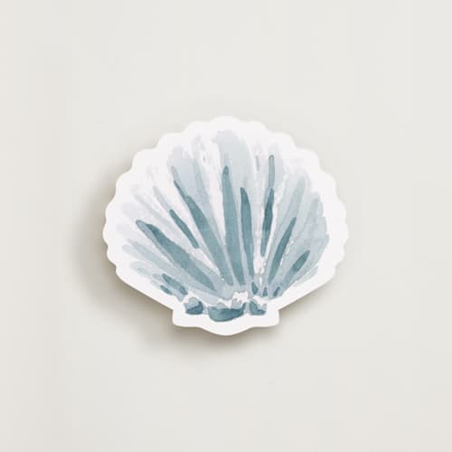 This is a amalfi insert cards with standard by Kate Ahn called coastal watercolor printing on signature in standard