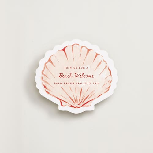 This is a serenesands insert cards with standard by Sarah Knight called palm beach printing on signature in standard