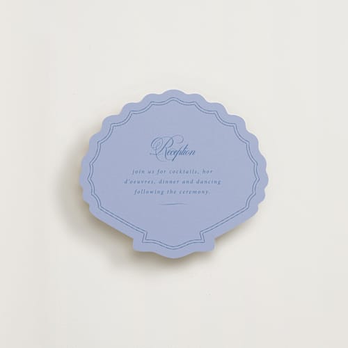 This is a cornflower insert cards with standard by Design Lotus called almalfi blue printing on signature in standard