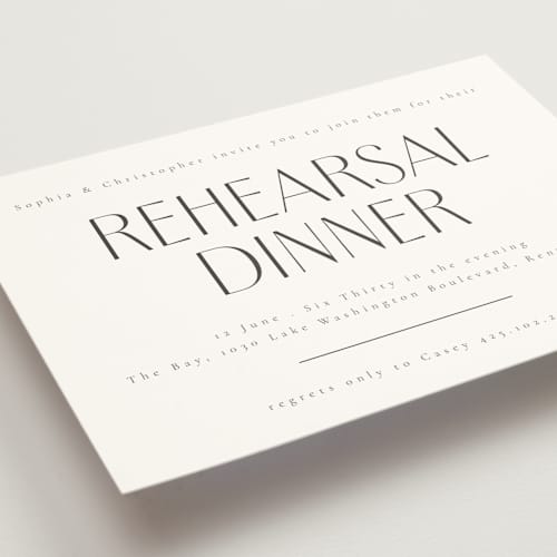 This is a comfort rehearsal dinner invitations with standard by letterfix called effortless printing on signature in standard