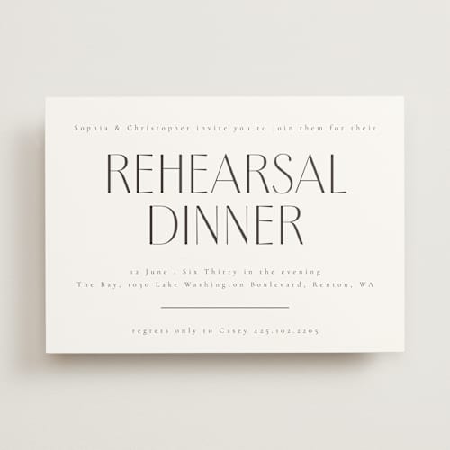 This is a comfort rehearsal dinner invitations with standard by letterfix called effortless printing on signature in standard