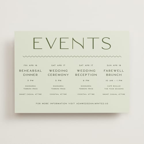 This is a lemongrass ceremony reception essentials with standard by Sam Dubeau called swoon printing on signature in standard