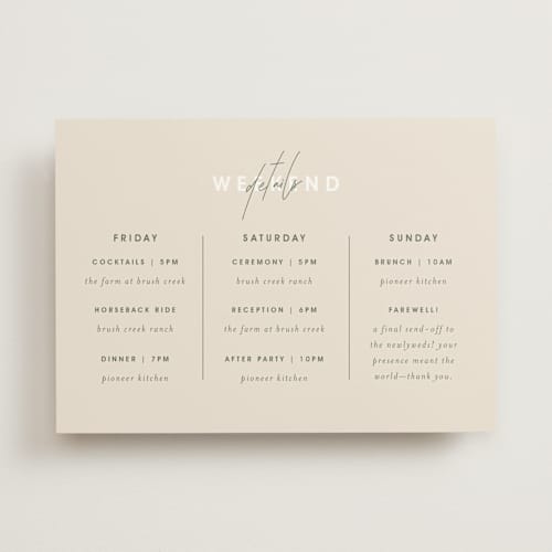 This is a olive you more ceremony reception essentials with standard by Design Lotus called true north printing on signature in standard