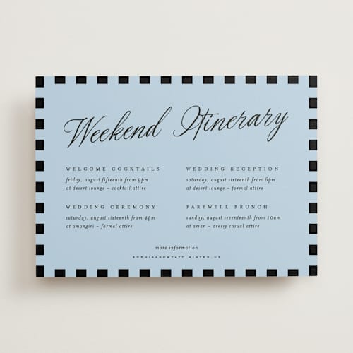 This is a sky ceremony reception essentials with standard by Blustery August called tarte tatin printing on signature in standard