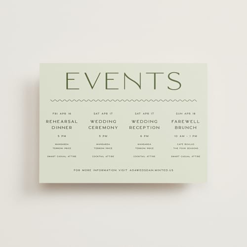 This is a lemongrass ceremony reception essentials with standard by Sam Dubeau called swoon printing on signature in petite