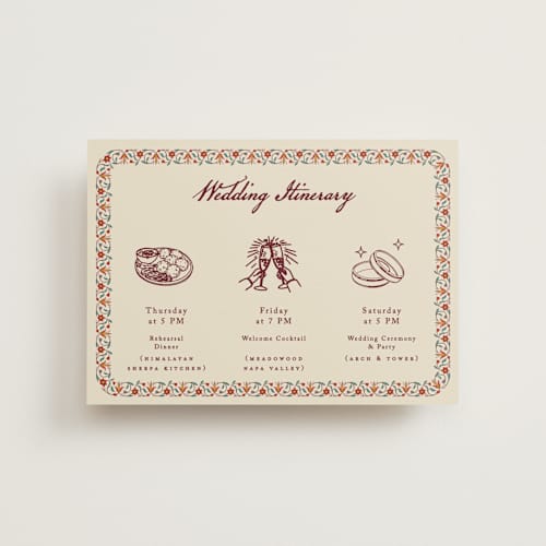 This is a ivory ceremony reception essentials with standard by Sherley Ferreira called mughal gardens printing on signature in petite