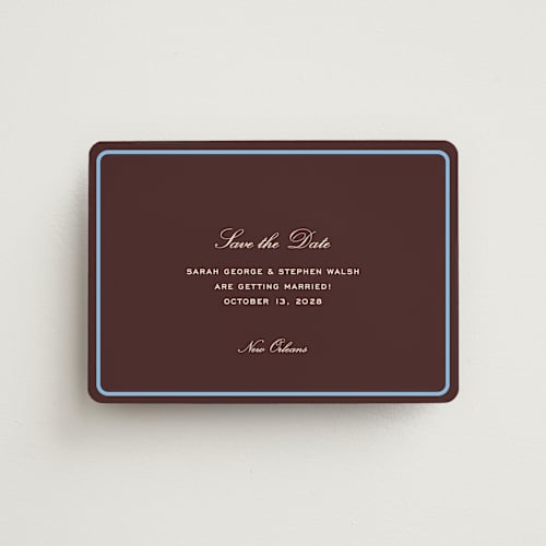 This is a fig save the date magnets with standard by Megan Davis called aperitif printing on magnet paper in magnet