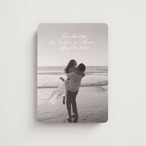 This is a ice save the date magnets with standard by chocomocacino called wakayu printing on magnet paper in magnet