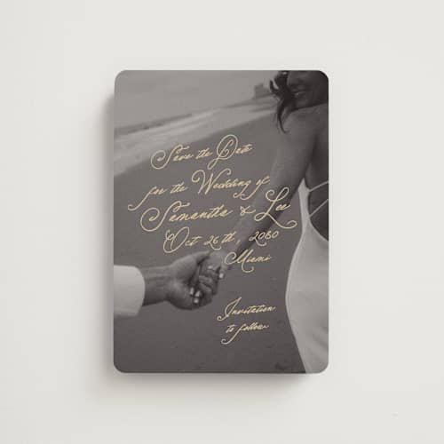 This is a wheat save the date magnets with standard by AK Graphics called twirl printing on magnet paper in magnet