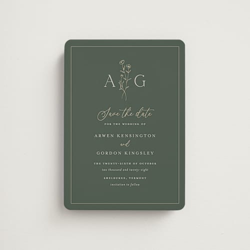 This is a juniper save the date magnets with standard by chocomocacino called kouignette printing on magnet paper in magnet