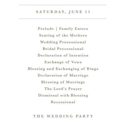 This is a periwinkle unique wedding programs with standard by Kristen Smith called delicate vines printing on signature in standard