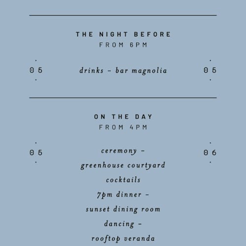 This is a verona sunset unique wedding programs with standard by Blustery August called alaia printing on signature in 4x9