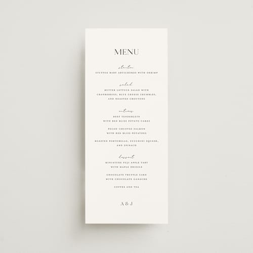 This is a porcelain menu cards with standard by Eric Clegg called have and hold printing on signature in 4x9