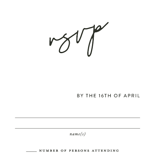 This is a cloud rsvp postcards with standard by Pine Street Creative called as if a dream printing on signature in postcard