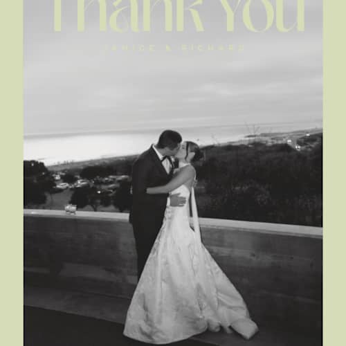 This is a kiwi thank you postcards with standard by Claudia Orengo called news! printing on signature in postcard