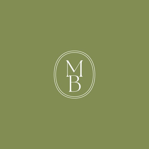 This is a moss thank you postcards with standard by Megan Davis called perriand printing on signature in postcard