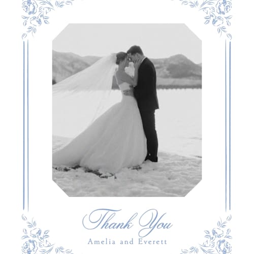 This is a sky thank you postcards with standard by Robert and Stella called constance printing on signature in postcard