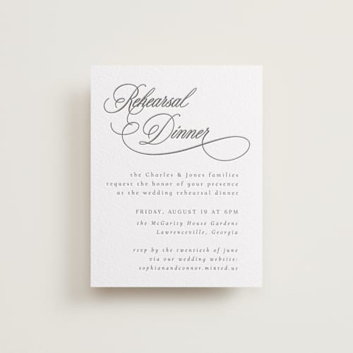 This is a soft black enclosure cards with letterpress by Nicole Walsh called us printing on white cotton in standard