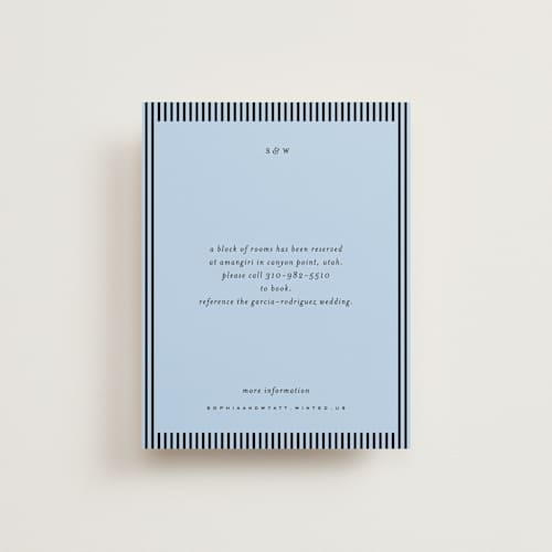 This is a sky enclosure cards with standard by Blustery August called tarte tatin printing on signature in standard
