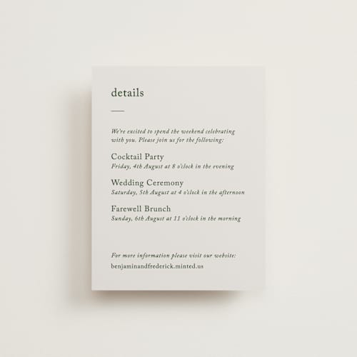 This is a forest enclosure cards with standard by Bethan called editorial printing on signature in standard
