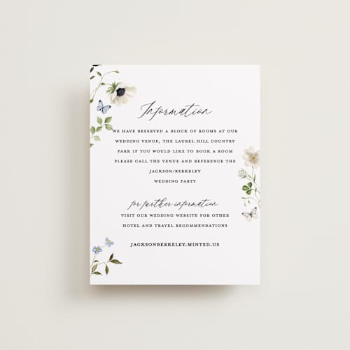 This is a peony enclosure cards with standard by Sarah Knight called ornate printing on signature in standard