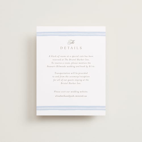 This is a aqua enclosure cards with standard by Jennifer Wick called bristol printing on signature in standard