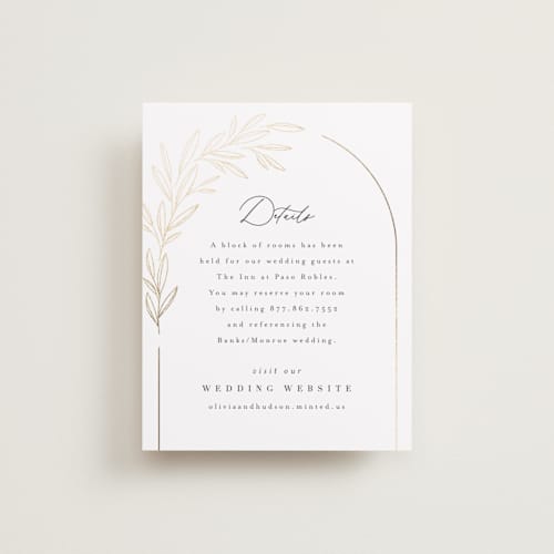 This is a ink enclosure cards with foil pressed by Kristie Kern called bianca printing on signature in standard