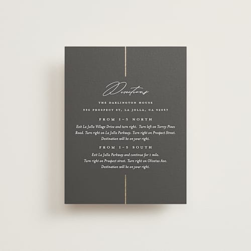 This is a iron enclosure cards with foil pressed by Erica Krystek called formal lines printing on signature in standard