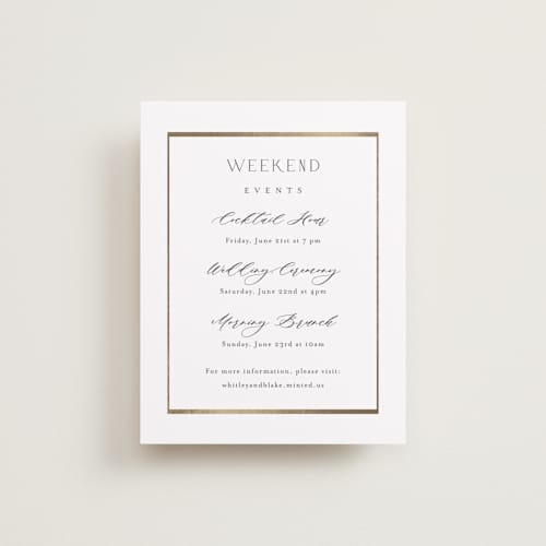 This is a cotton enclosure cards with foil pressed by Stacey Meacham called luster printing on signature in standard