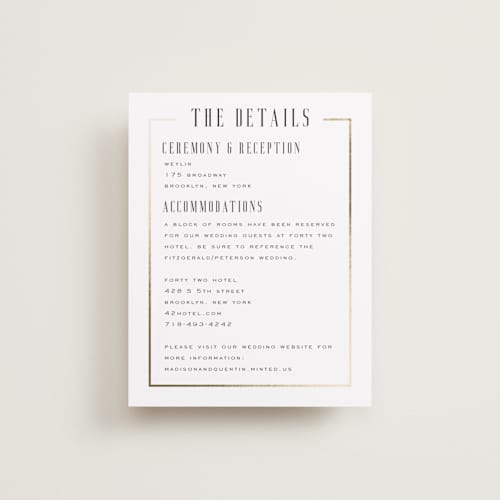 This is a lily enclosure cards with foil pressed by Heather Schertzer called documentary printing on signature in standard