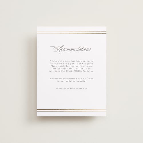 This is a pearl enclosure cards with foil pressed by Nicole Walsh called classic elegance printing on signature in standard