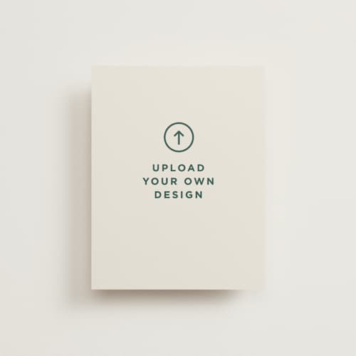 This is a a reception cards with standard by Minted called upload your own design printing on signature in standard