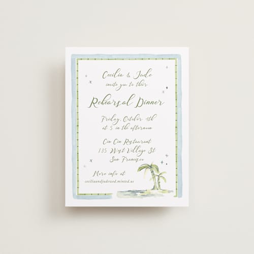 This is a celeste reception cards with standard by Pati Cascino called alento printing on signature in standard
