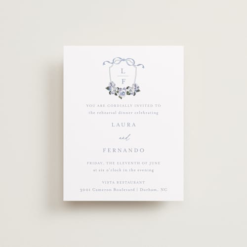 This is a french reception cards with standard by Design Lotus called be with you printing on signature in standard